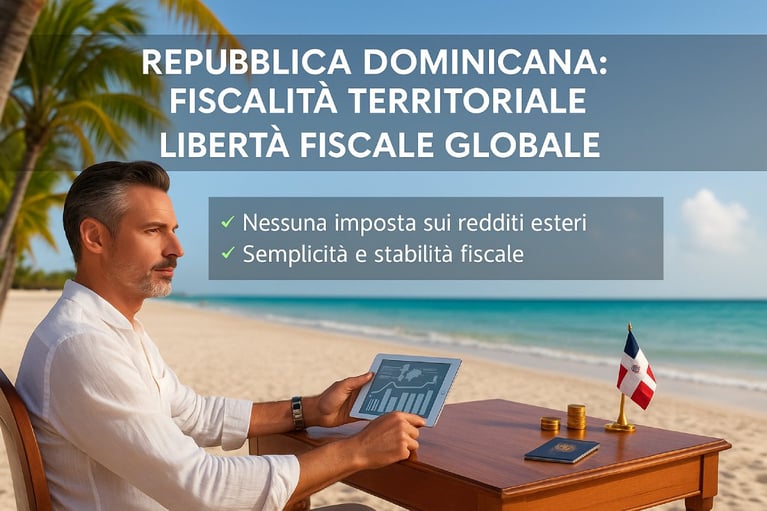 Zero tasse sui redditi esteri: perché la RD è tra i sistemi fiscali più vantaggiosi al mondo